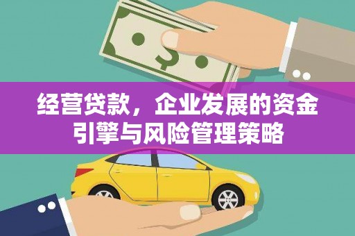 官渡经营贷款，企业发展的资金引擎与风险管理策略