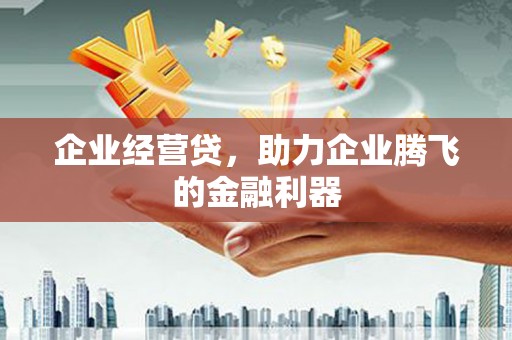 官渡企业经营贷，助力企业腾飞的金融利器