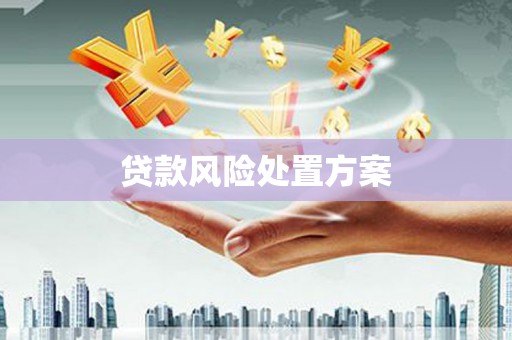 官渡贷款风险处置方案