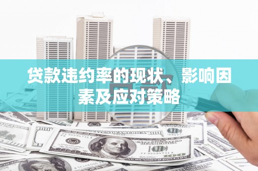 官渡贷款违约率的现状、影响因素及应对策略