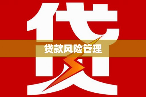 官渡贷款风险管理