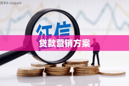 官渡贷款营销方案