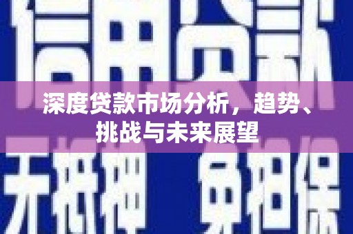 官渡深度贷款市场分析，趋势、挑战与未来展望