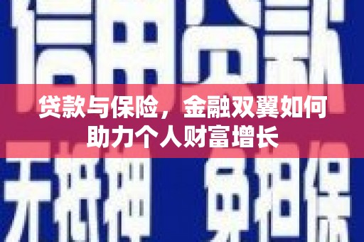 官渡贷款与保险，金融双翼如何助力个人财富增长