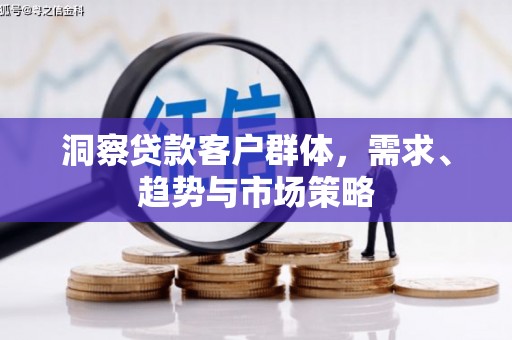 官渡洞察贷款客户群体，需求、趋势与市场策略