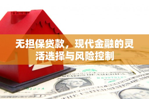 官渡无担保贷款，现代金融的灵活选择与风险控制
