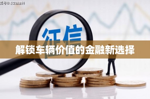 官渡解锁车辆价值的金融新选择