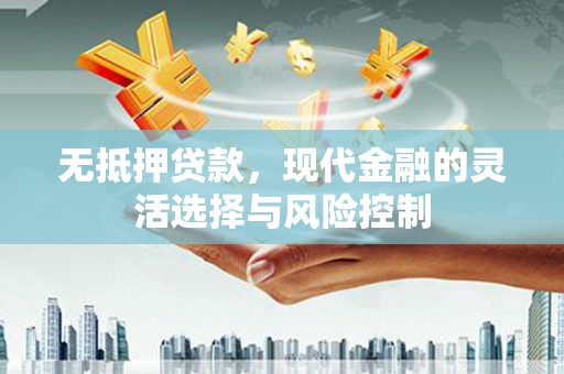 官渡无抵押贷款，现代金融的灵活选择与风险控制