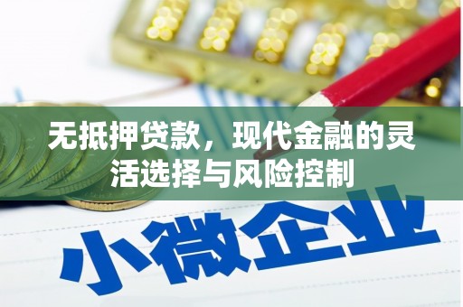 官渡无抵押贷款，现代金融的灵活选择与风险控制