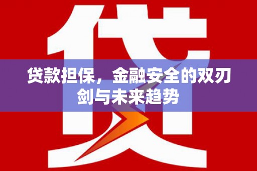 官渡贷款担保，金融安全的双刃剑与未来趋势