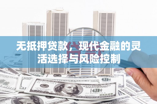 官渡无抵押贷款，现代金融的灵活选择与风险控制