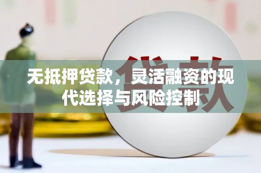 官渡无抵押贷款，灵活融资的现代选择与风险控制