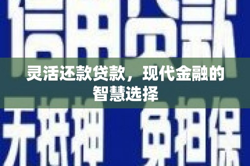 官渡灵活还款贷款，现代金融的智慧选择
