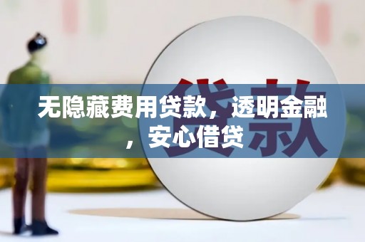 官渡无隐藏费用贷款，透明金融，安心借贷