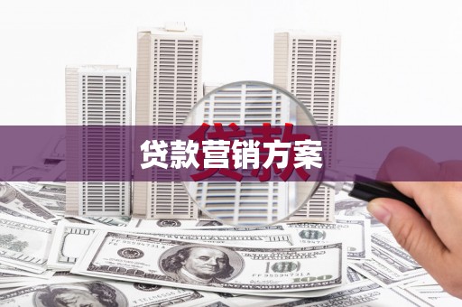 官渡贷款营销方案