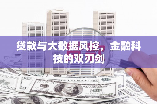 官渡贷款与大数据风控，金融科技的双刃剑