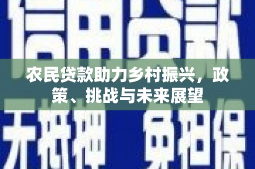 官渡农民贷款助力乡村振兴，政策、挑战与未来展望