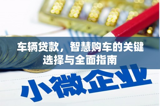官渡车辆贷款，智慧购车的关键选择与全面指南