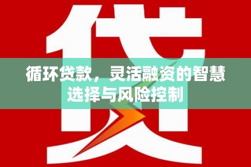 官渡循环贷款，灵活融资的智慧选择与风险控制