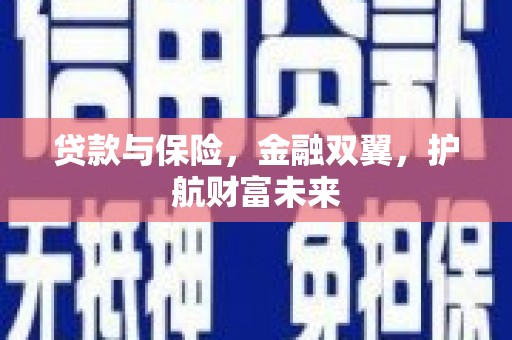 官渡贷款与保险，金融双翼，护航财富未来