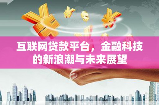 官渡互联网贷款平台，金融科技的新浪潮与未来展望