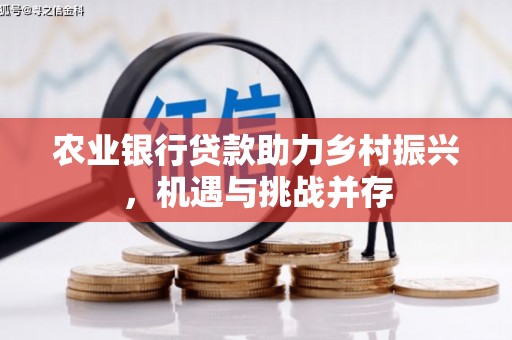官渡农业银行贷款助力乡村振兴，机遇与挑战并存