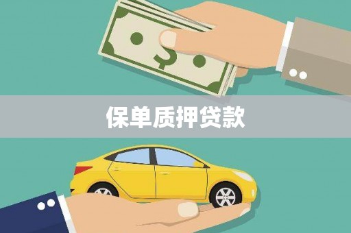 官渡保单质押贷款