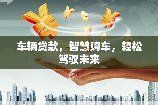 官渡车辆贷款，智慧购车，轻松驾驭未来