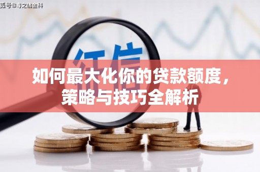 官渡如何最大化你的贷款额度，策略与技巧全解析