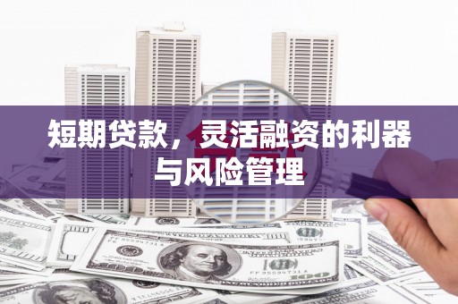 官渡短期贷款，灵活融资的利器与风险管理
